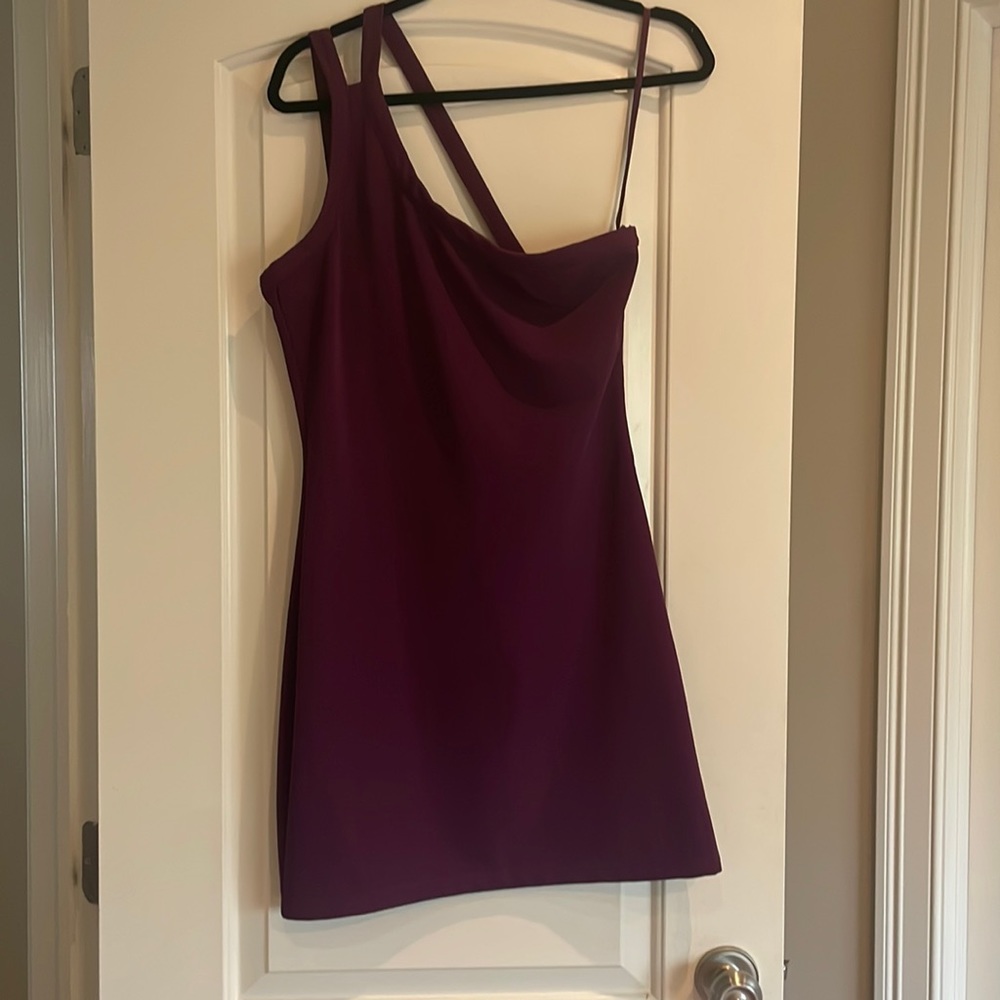 NWT Walter by Walter Baker one shoulder body con mini dress